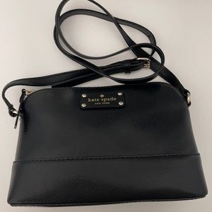 Black Kate Spade crossbody, gently used. VNDS
